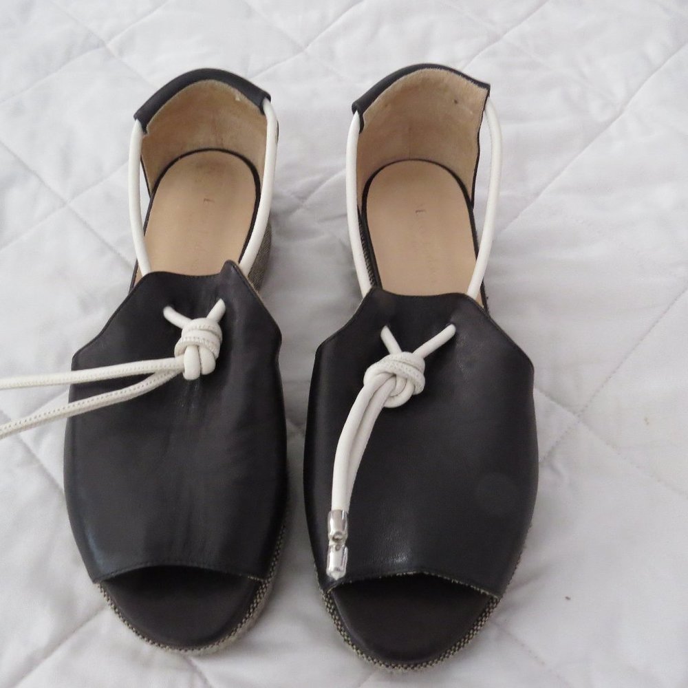 Marco Padova Leather Wedge Heeled Sandals